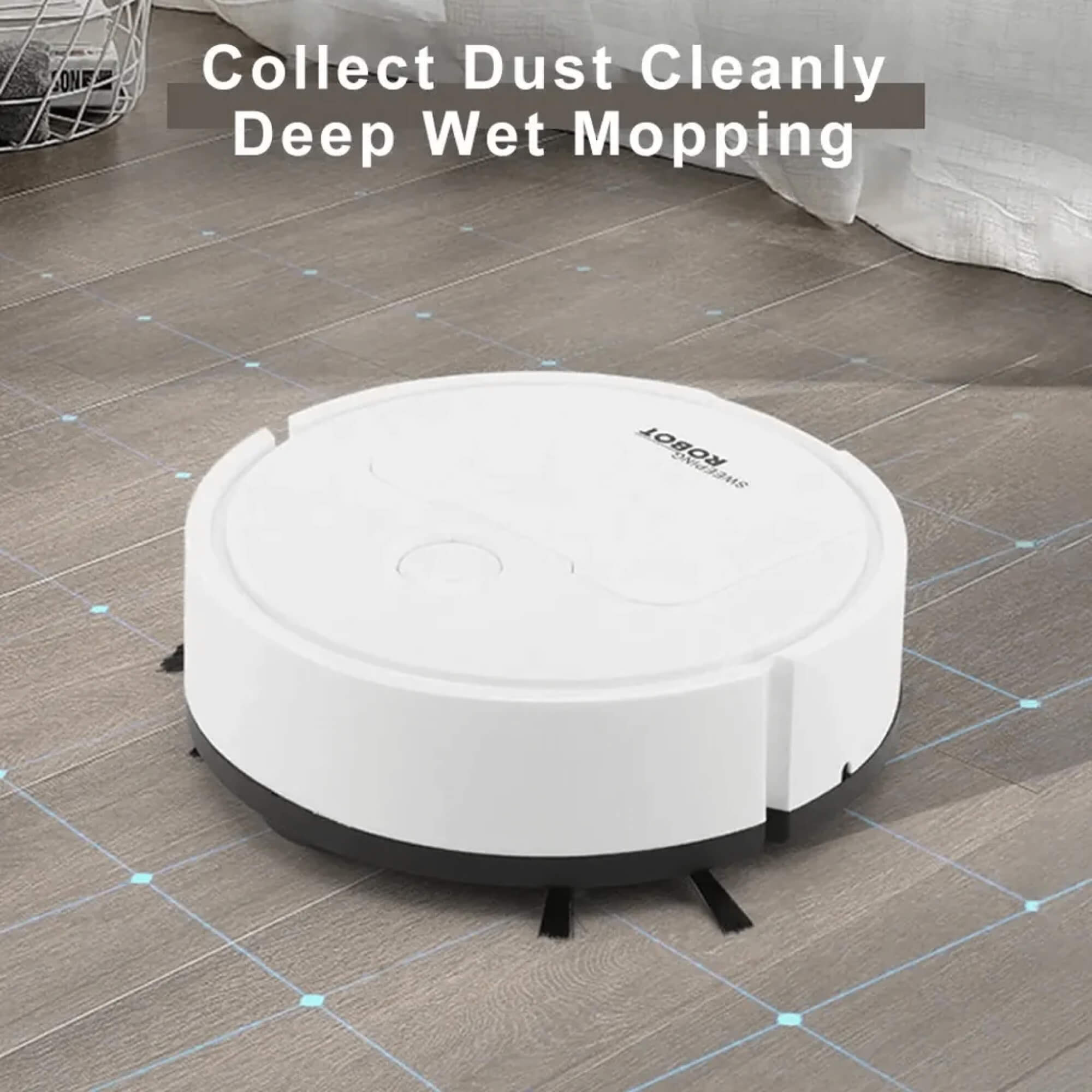 FloorGenie | Robotstøvsuger – Automatisk Fejning, Støvsugning & Mopning