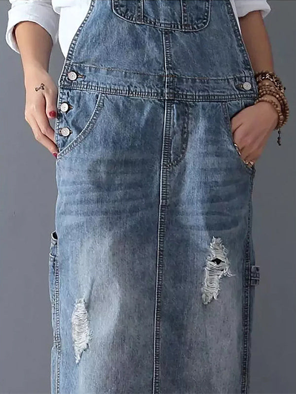 Valentina | Denim Kjole Dame – Elegant Nostalgisk Stil 5