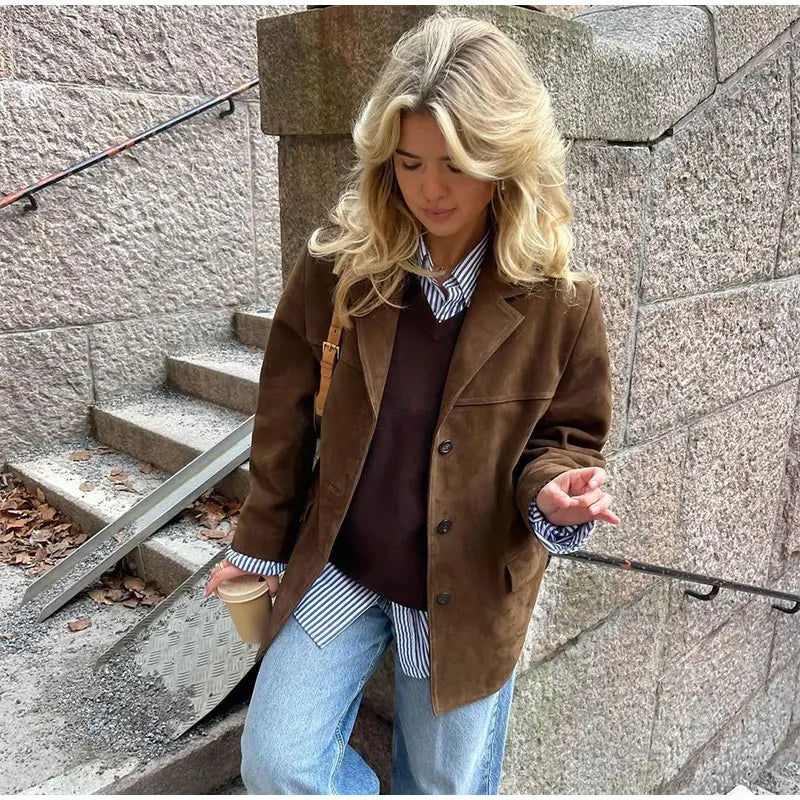 Valentino | Suede Jacket – Timeless Elegance for Modern Style 0