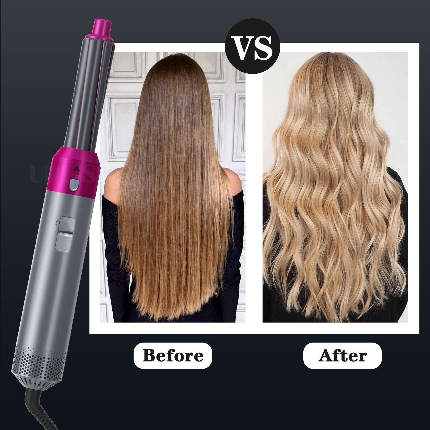 AirElegance | 5-i-1 Hårstyler – Professionel Salonfinish Hjemme