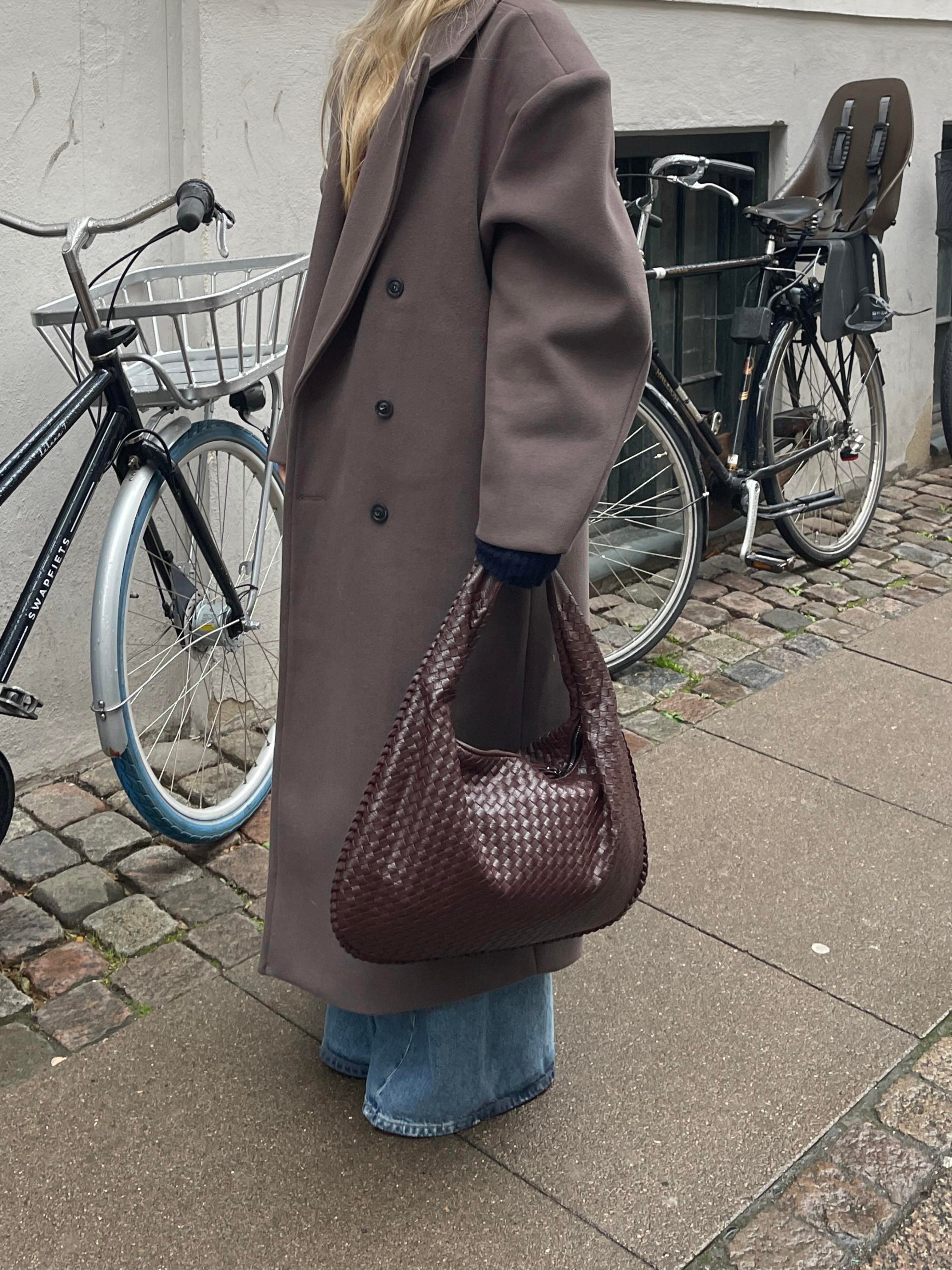 Ivy - Rummelig Flettet Skuldertaske Nuvenci.dk