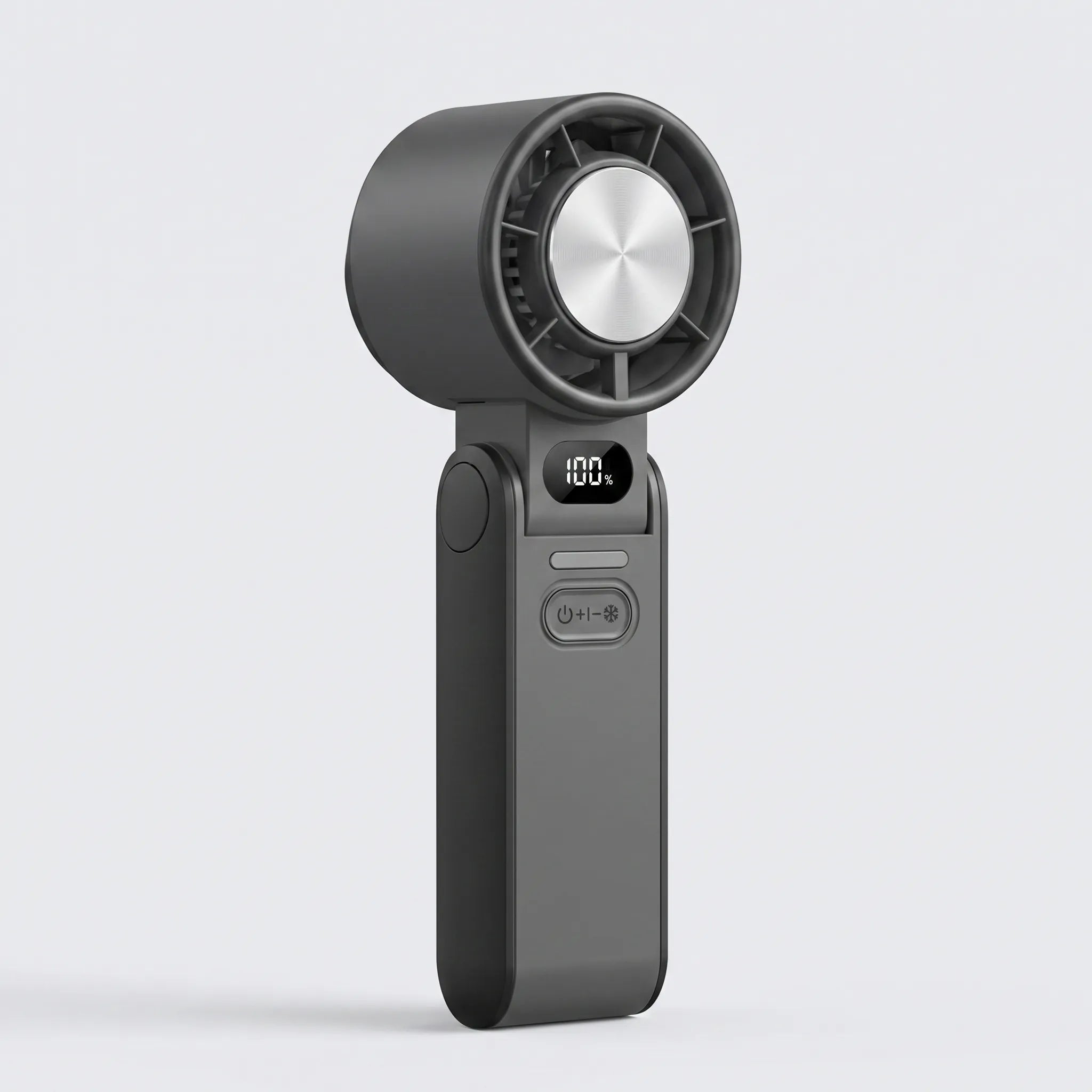 Zephra - Kompakt Foldbar Håndholdt Ventilator Sort Nuvenci.dk