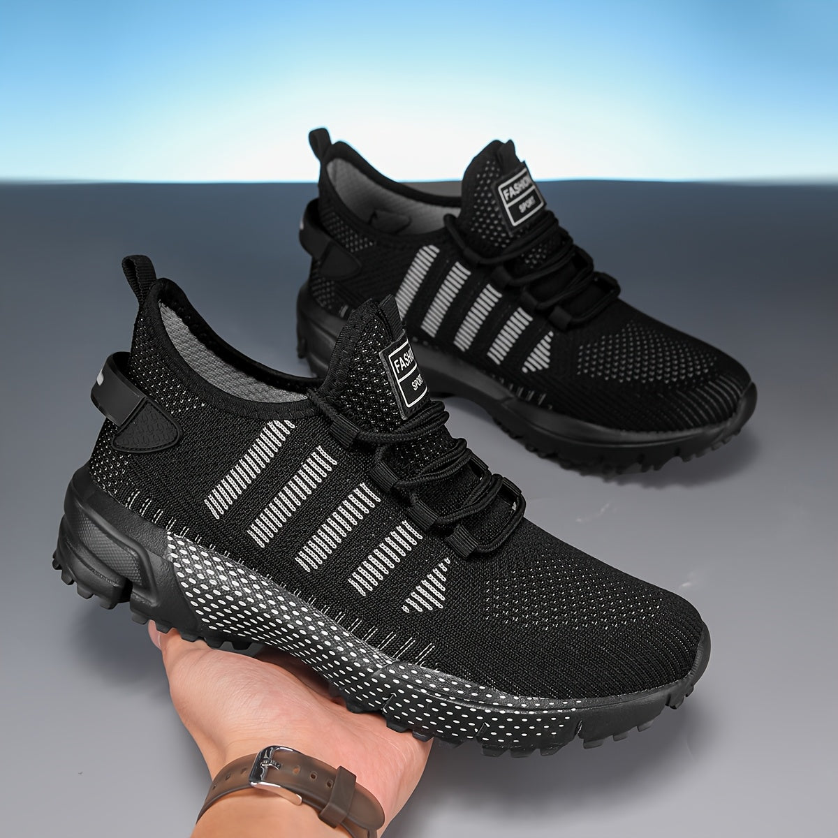 Eugene | Komfortable Skridsikre Sneakers til Træning og Daglig Brug