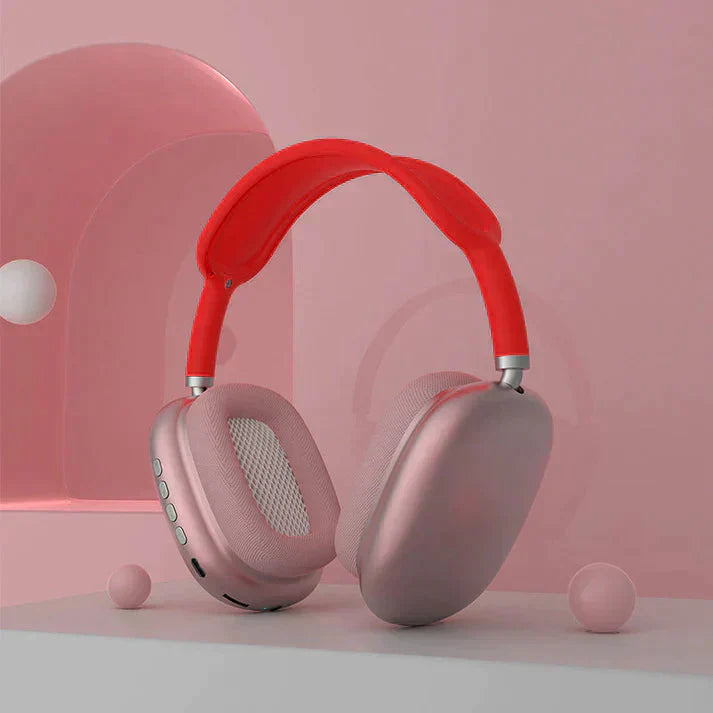 AeroBeats | Trådløse Bluetooth-høretelefoner med HiFi-lyd og støjreduktion Lyserød Nuvenci.dk