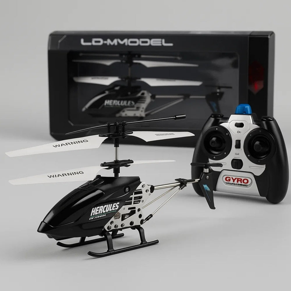 AeroForce | Mini RC Helikopter – Stabil Flyvning & Nem Kontrol Sort Nuvenci.dk