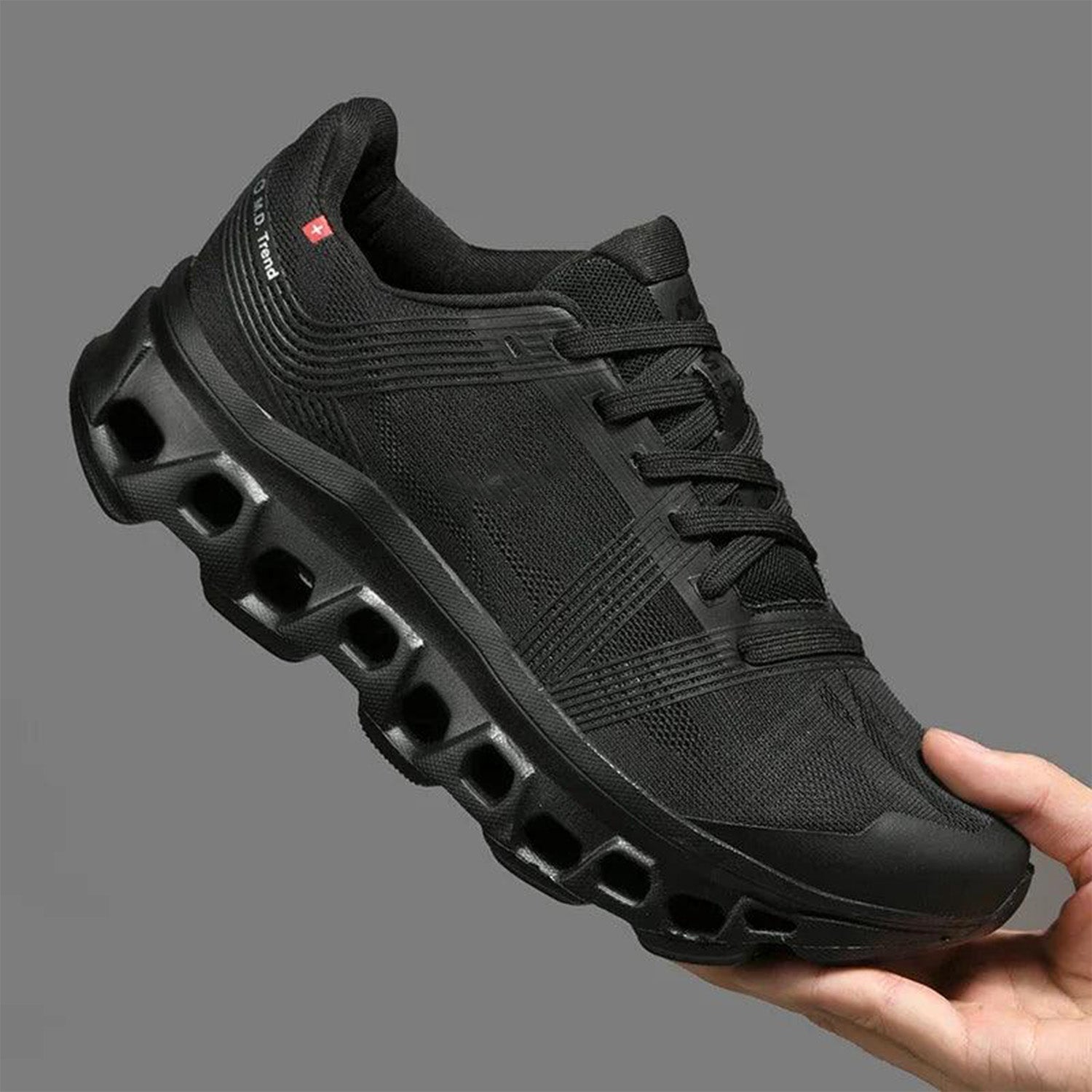 Airvanta - Herresneaker Til Fritid Sort Nuvenci.dk