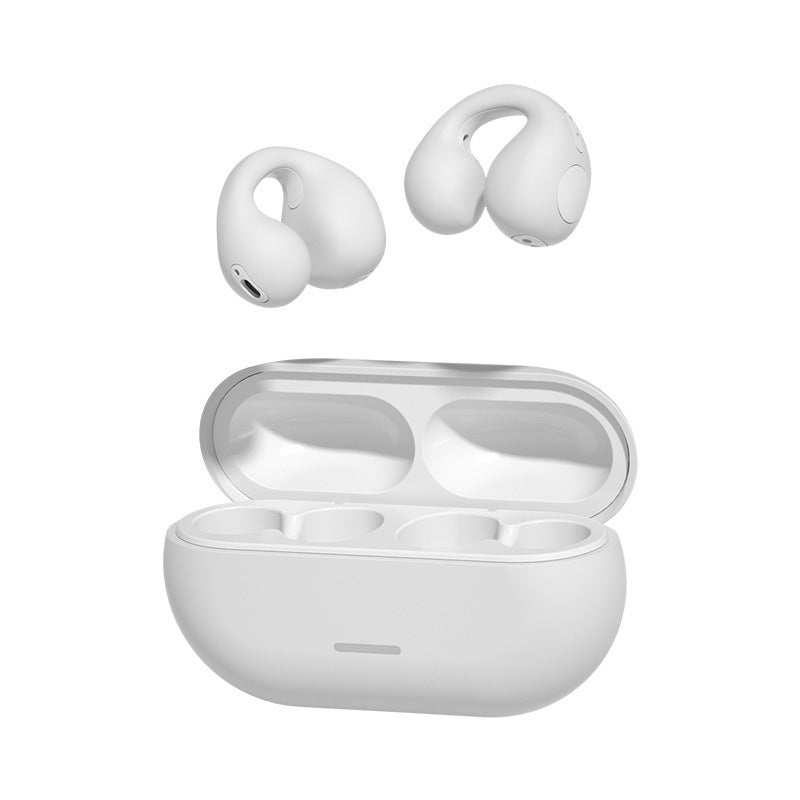 AirVibe | Trådløse Øretelefoner – Støjdæmpning & Komfort Hvid Nuvenci.dk