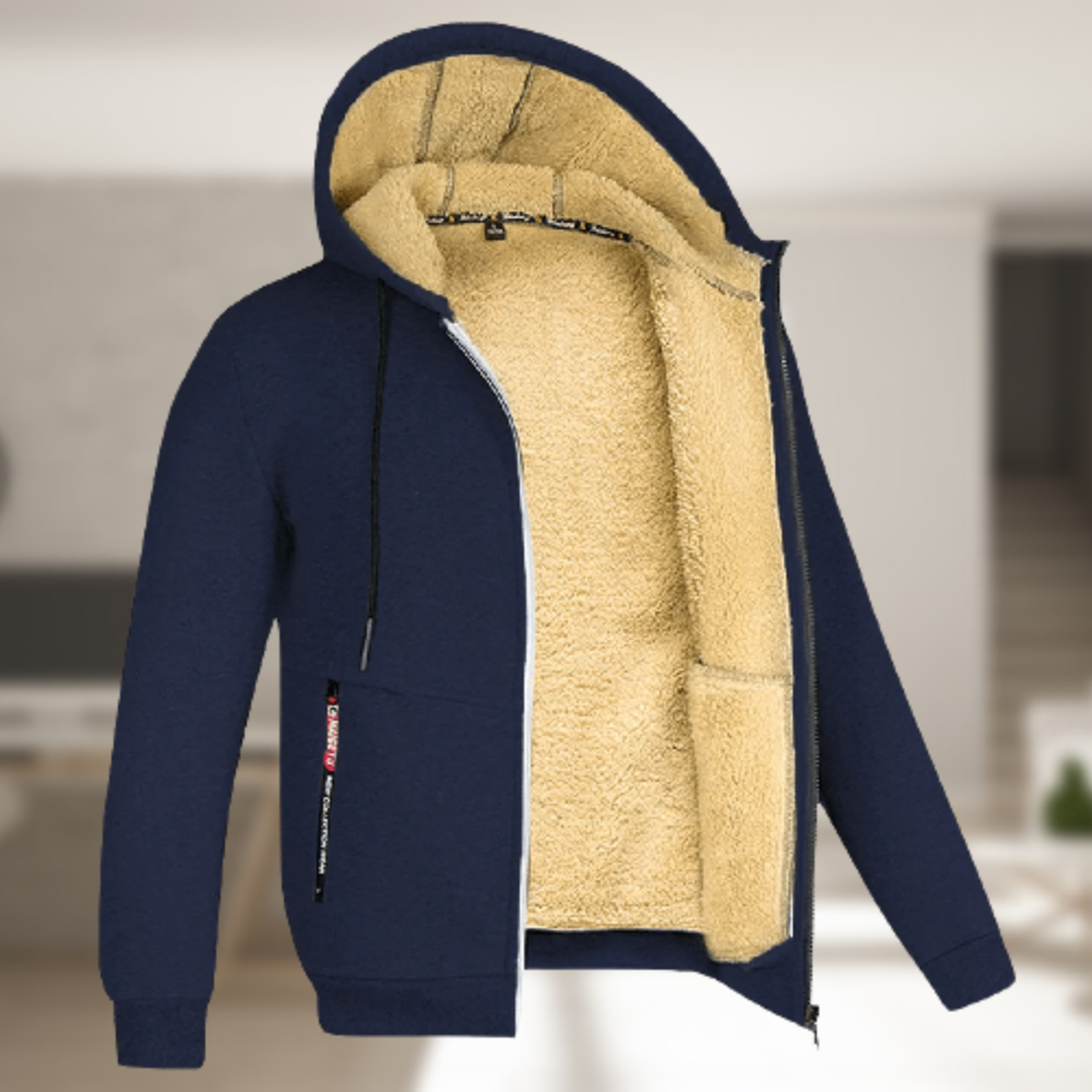 Allen | Hoodie – Moderne Pasform og Komfort Blå Nuvenci.dk