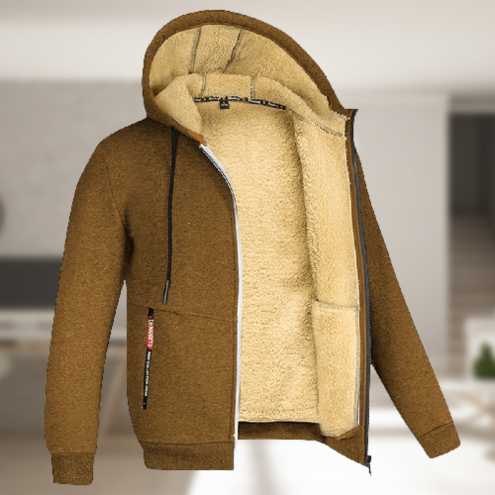 Allen | Hoodie – Moderne Pasform og Komfort Brun Nuvenci.dk