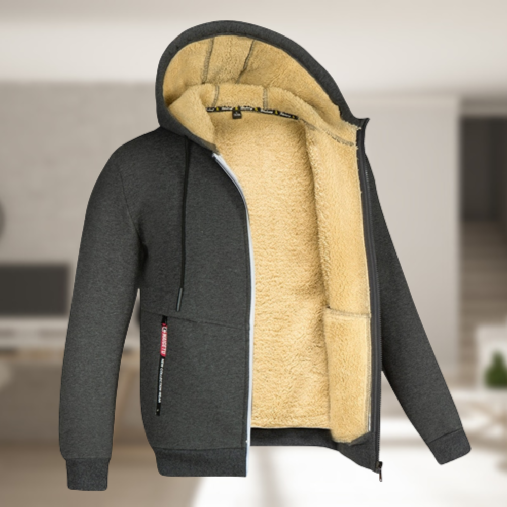 Allen | Hoodie – Moderne Pasform og Komfort Mørkegrå Nuvenci.dk