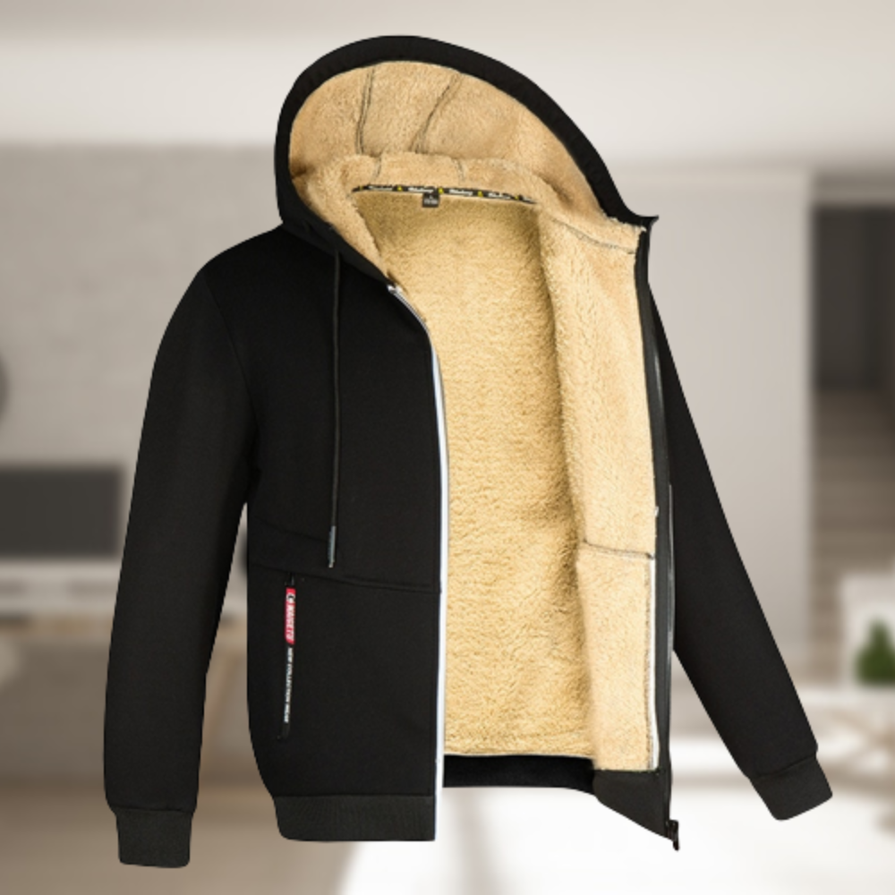 Allen | Hoodie – Moderne Pasform og Komfort Sort Nuvenci.dk