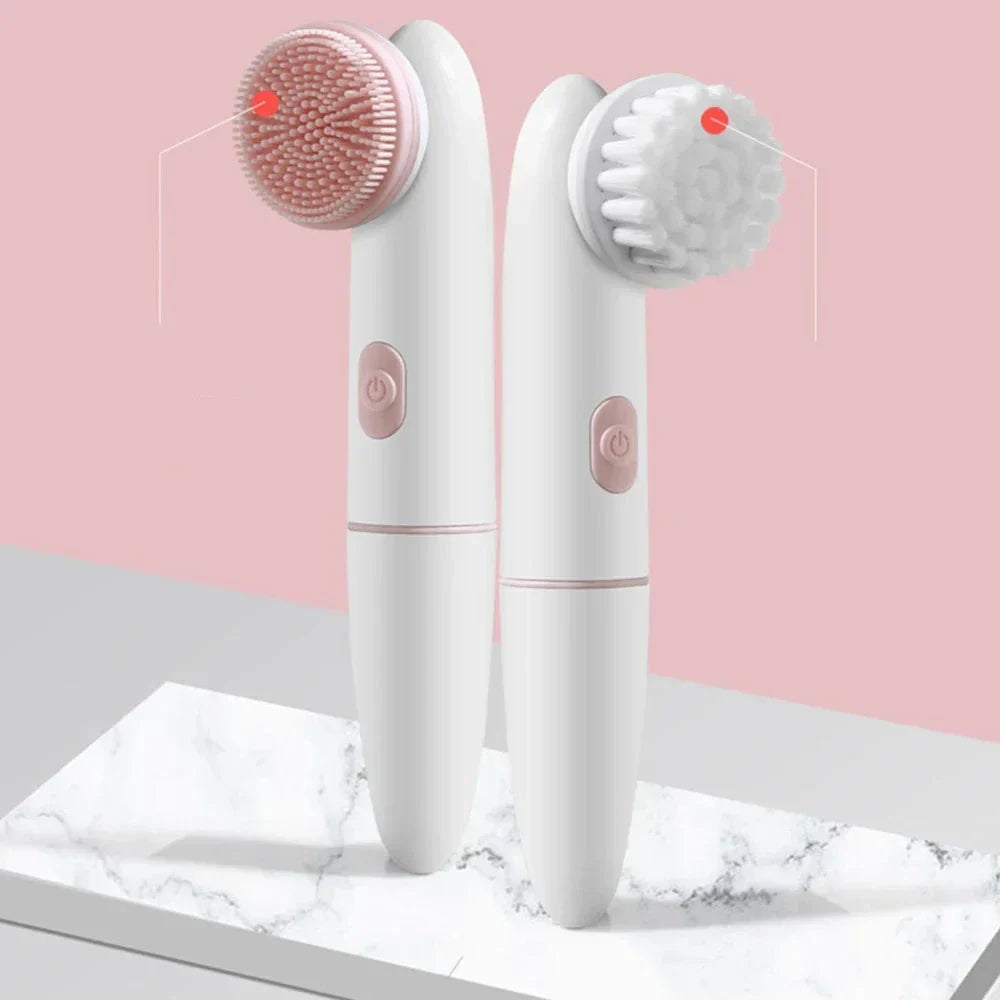AquaGlow | Vandtæt Ansigtsplejeredskab med Massagefunktion Nuvenci.dk