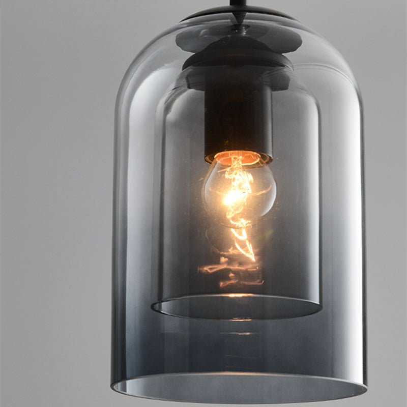 AuraGlas | Stilfuld Dobbeltglas Pendellampe Nuvenci.dk