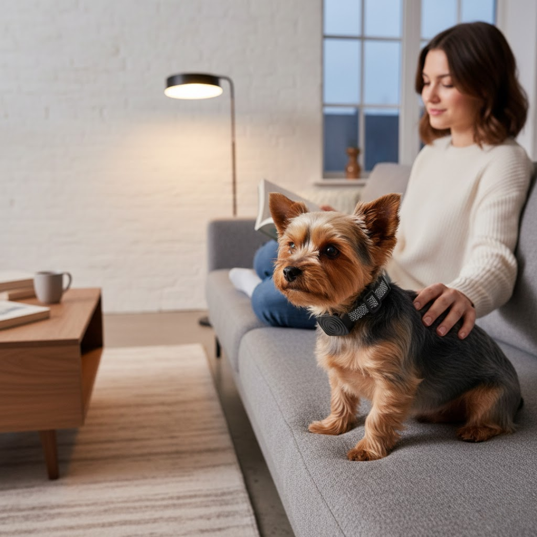 BarkEase | Blid Træningshalsbånd til Små Hunde Nuvenci.dk