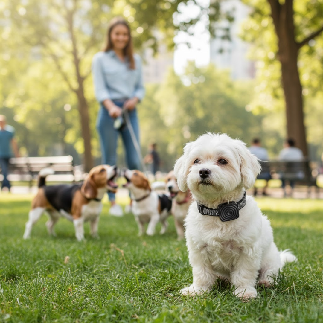 BarkEase | Blid Træningshalsbånd til Små Hunde Nuvenci.dk