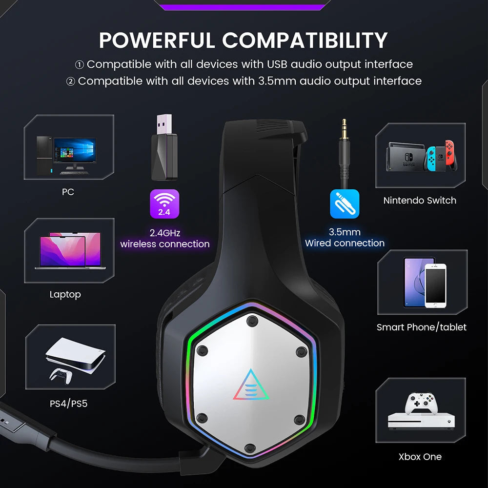 GamePulse | Ultra-Lav Latens Gaming-Headset med Surround-lyd