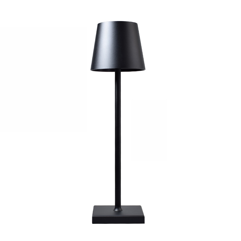 BeamEase | Bordlampe – Trådløs Frihed og Hygge Sort Nuvenci.dk