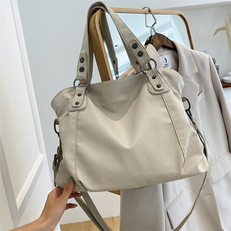 BellaBag | Blød Lædertaske for Elegance og Komfort Hvid Nuvenci.dk