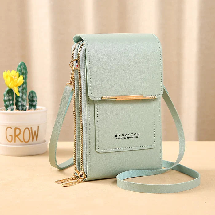 Bethany | Crossbody Taske – Anti-Tyveri & Hverdags Komfort Grøn Nuvenci.dk