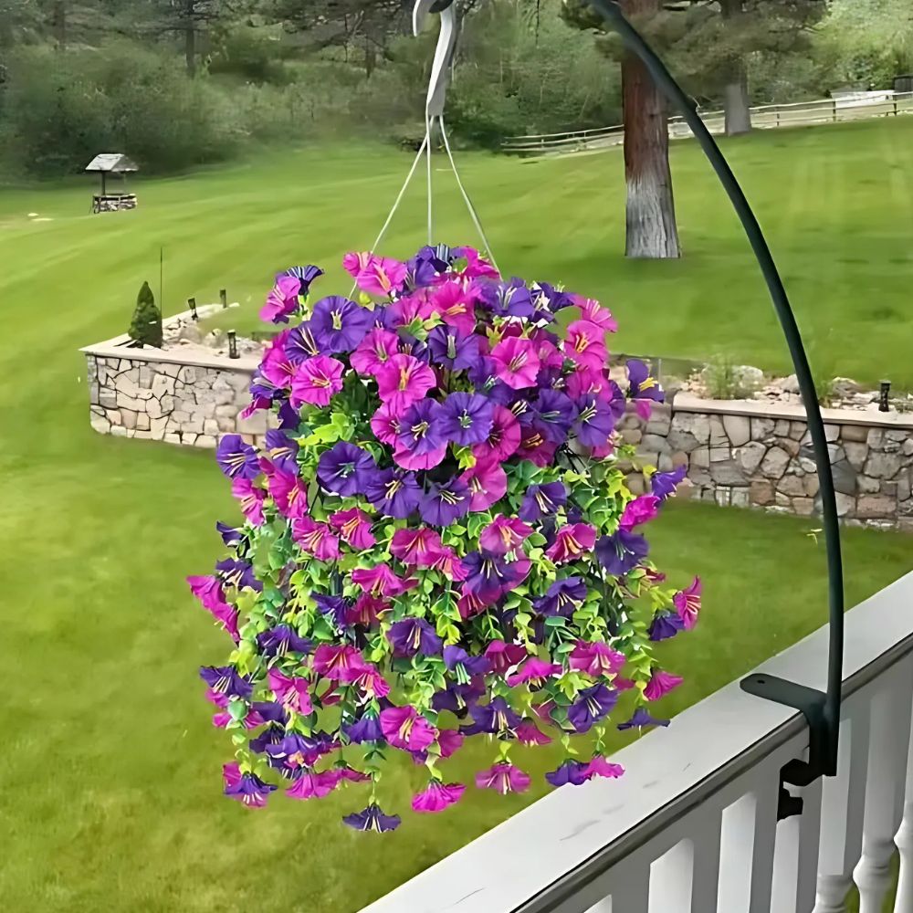 BloomEver | UV-bestandige morgenrøde ranker til balkon & have Rosa Lilla Nuvenci.dk