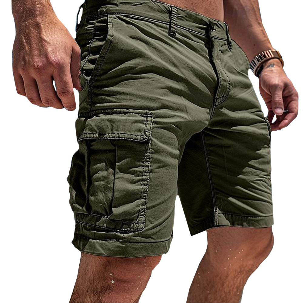 Bradley | Cargo Shorts – Let Komfort til Hverdagen Grøn Nuvenci.dk