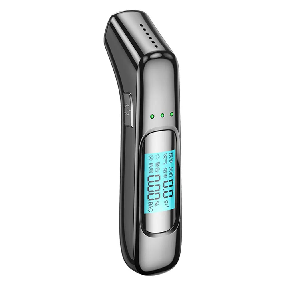 BreatheSafe | USB-genopladelig alkoholtester med digital skærm Nuvenci.dk