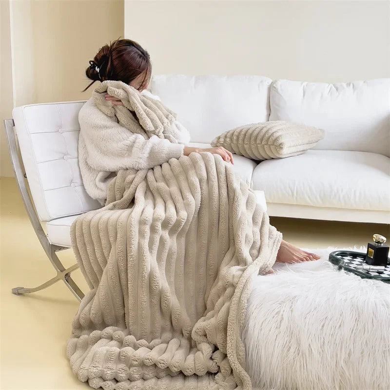 BunnyVelvet | Lækre Fleece-Tæppe Nuvenci.dk