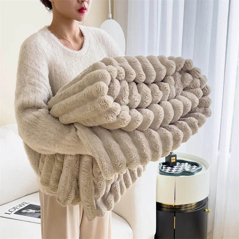 BunnyVelvet | Lækre Fleece-Tæppe Nuvenci.dk