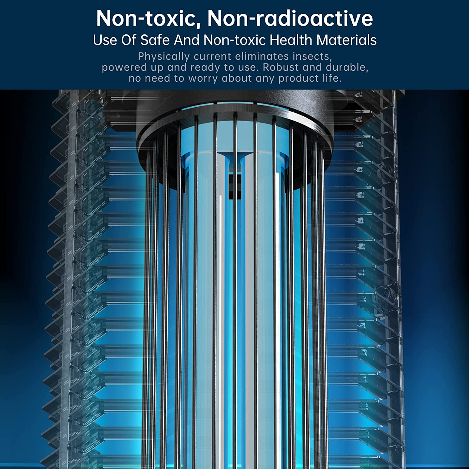 BuzzKill | Elektrisk Myggefanger med 3500V Netbeskyttelse Nuvenci.dk