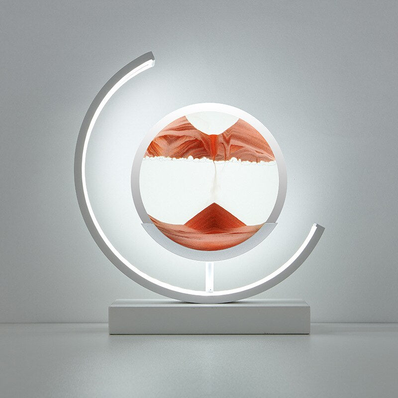 CalmSphere | Beroligende og fascinerende sandbordlampe Rød Nuvenci.dk