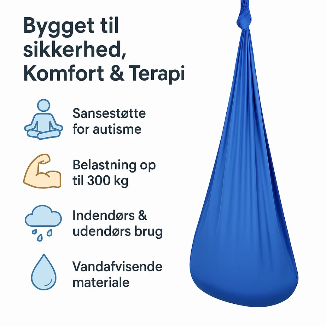 CalmSwing | Sensorisk Autisme-Terapi-Sving til Indendørs og Udendørs Brug Nuvenci.dk