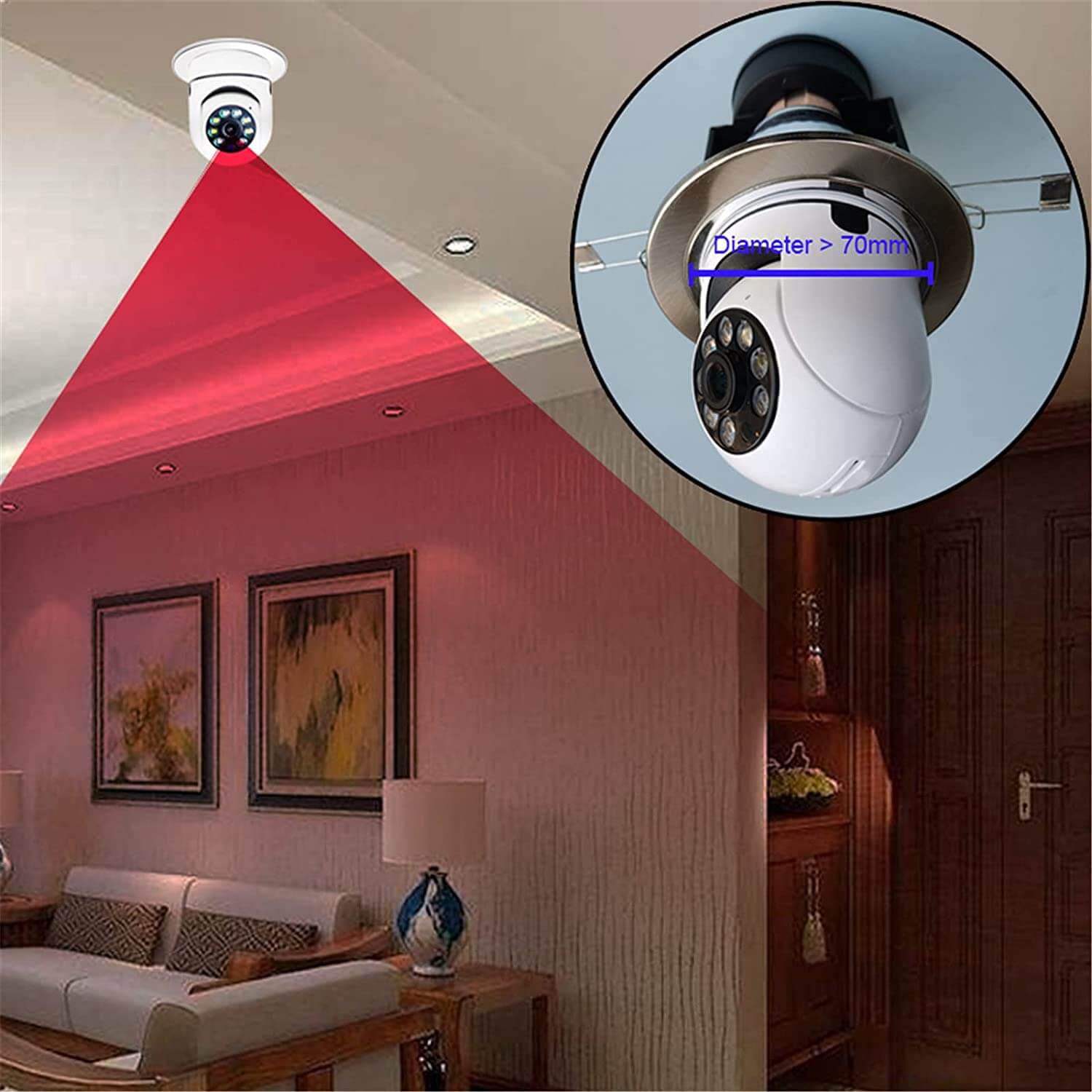 BrightWatch | WiFi Pærekamera – Nem Installation & HD Overvågning