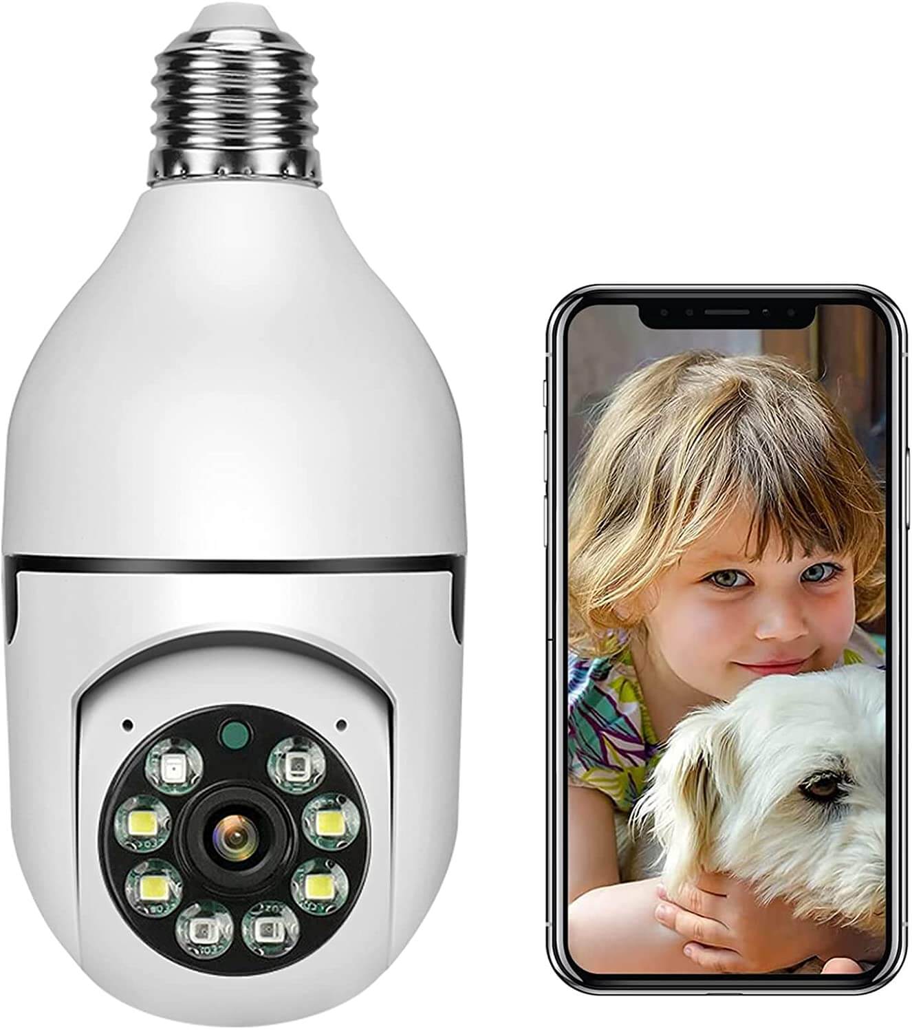 BrightWatch | WiFi Pærekamera – Nem Installation & HD Overvågning