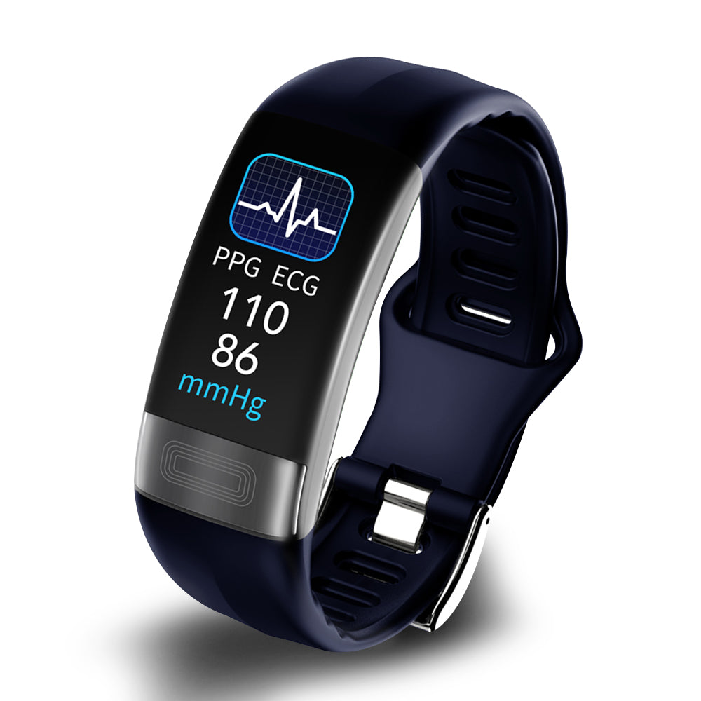 CardioSync | Smartwatch – Sundhedsovervågning & Fitness Tracking Blå Nuvenci.dk