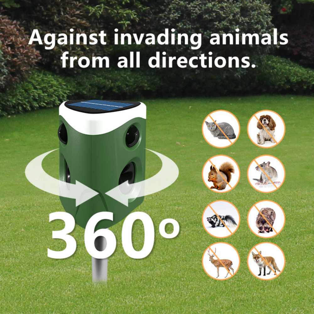 CatGuard | 360° Dyreafskrækningsmiddel 3 i 1 Nuvenci.dk