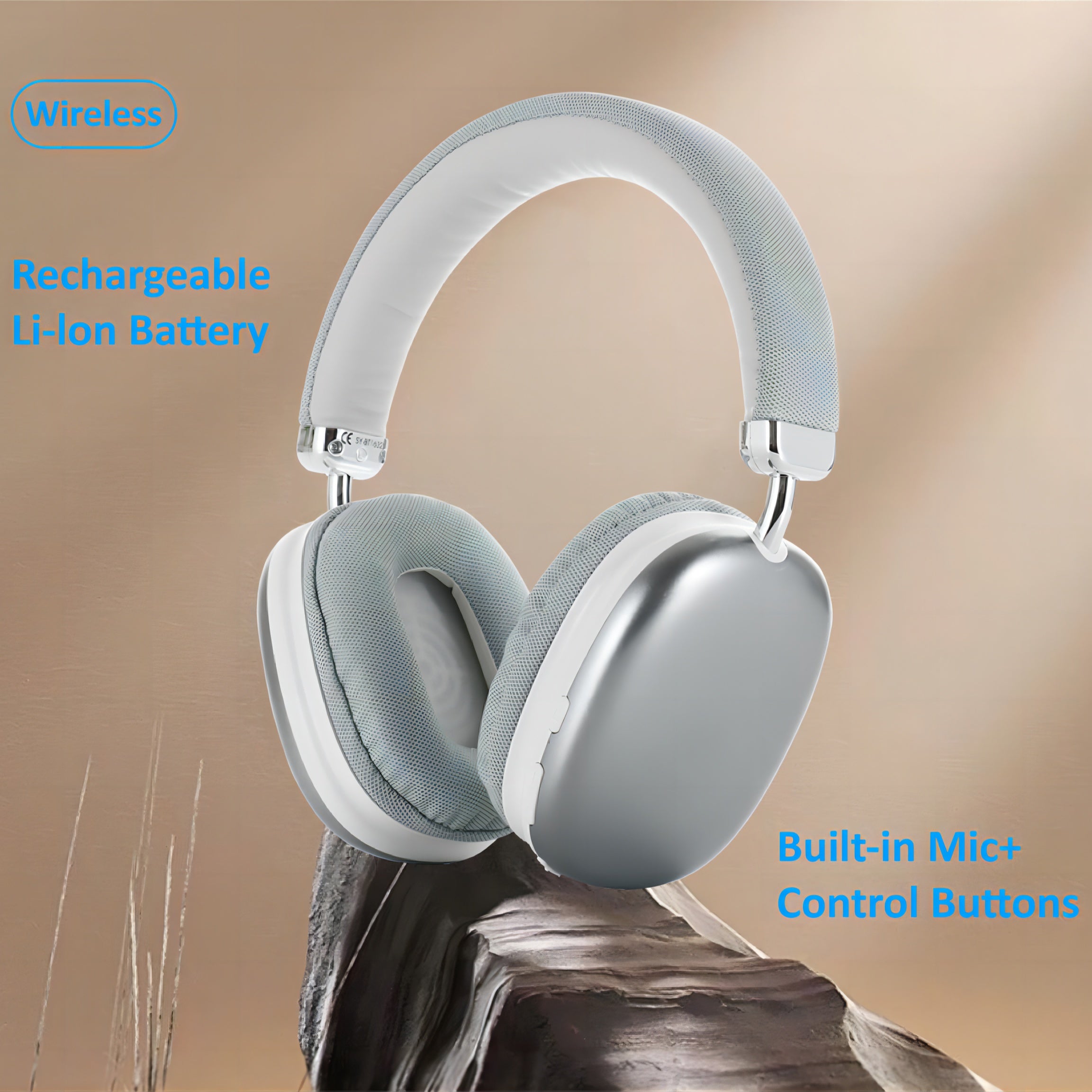 BassLine | Over-Ear Trådløse Hovedtelefoner med Premium Komfort