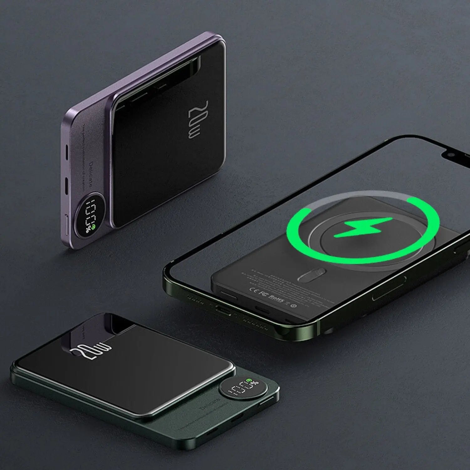 ChargeSphere | Magnetisk Powerbank – Hurtig og Sikker Opladning på Farten Nuvenci.dk