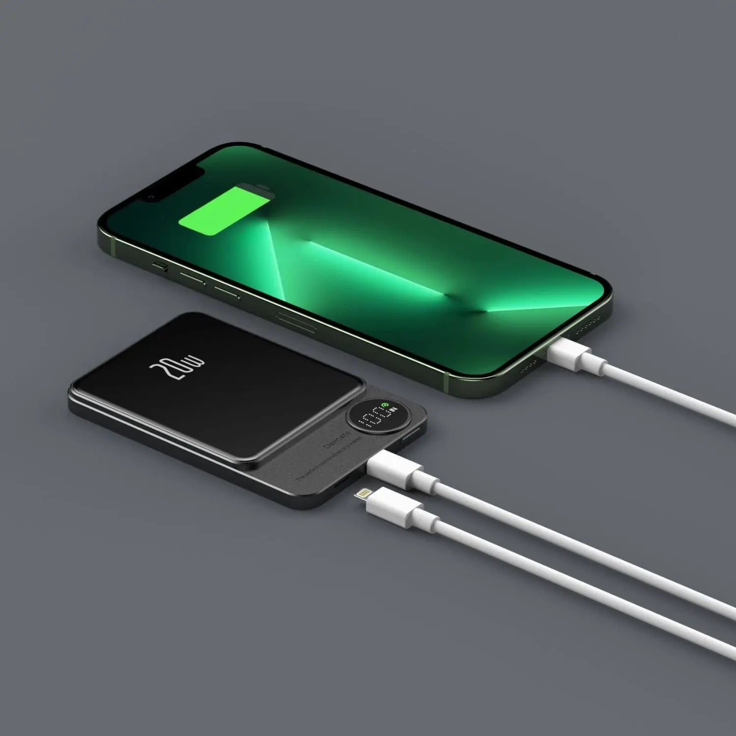 ChargeSphere | Magnetisk Powerbank – Hurtig og Sikker Opladning på Farten Nuvenci.dk