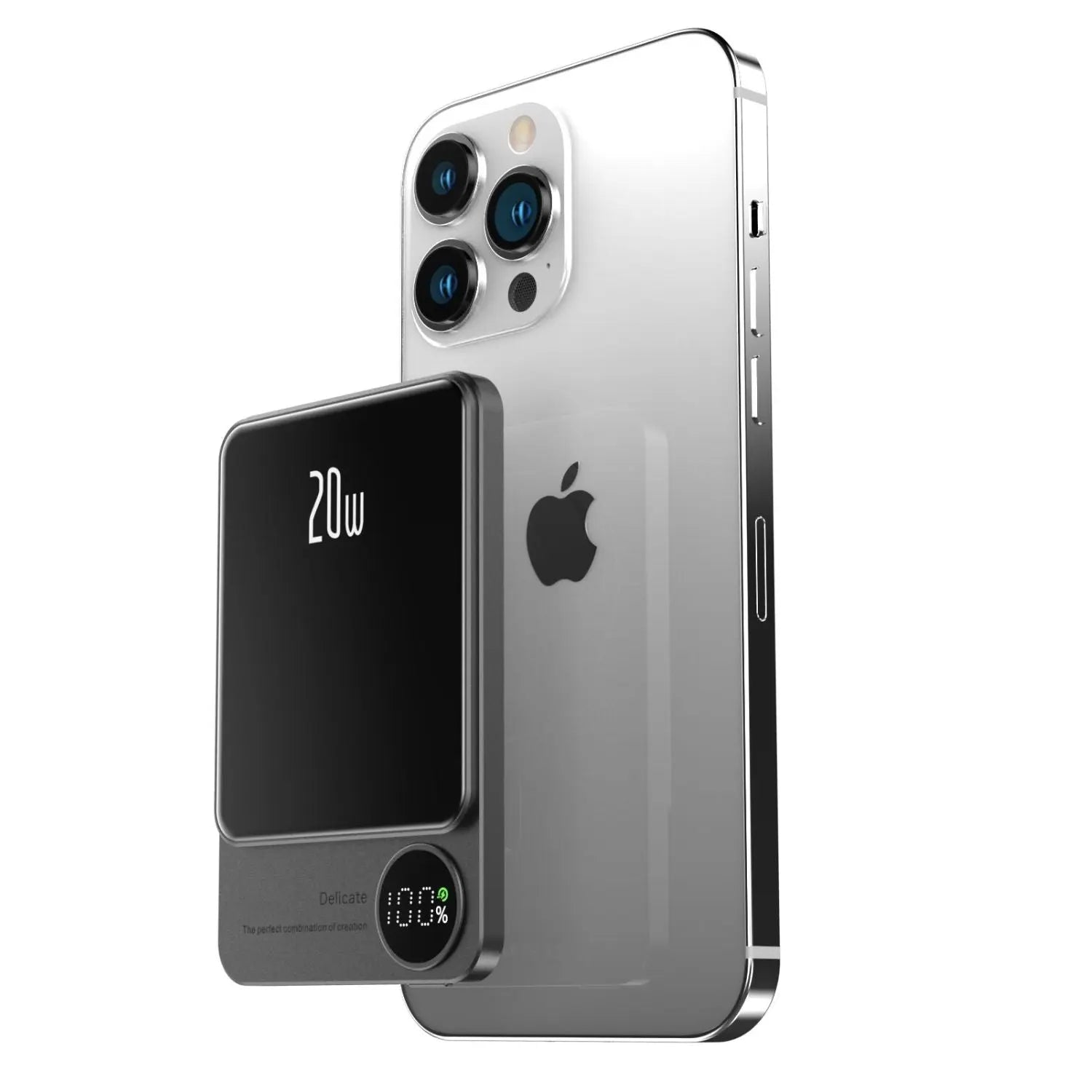 ChargeSphere | Magnetisk Powerbank – Hurtig og Sikker Opladning på Farten Nuvenci.dk