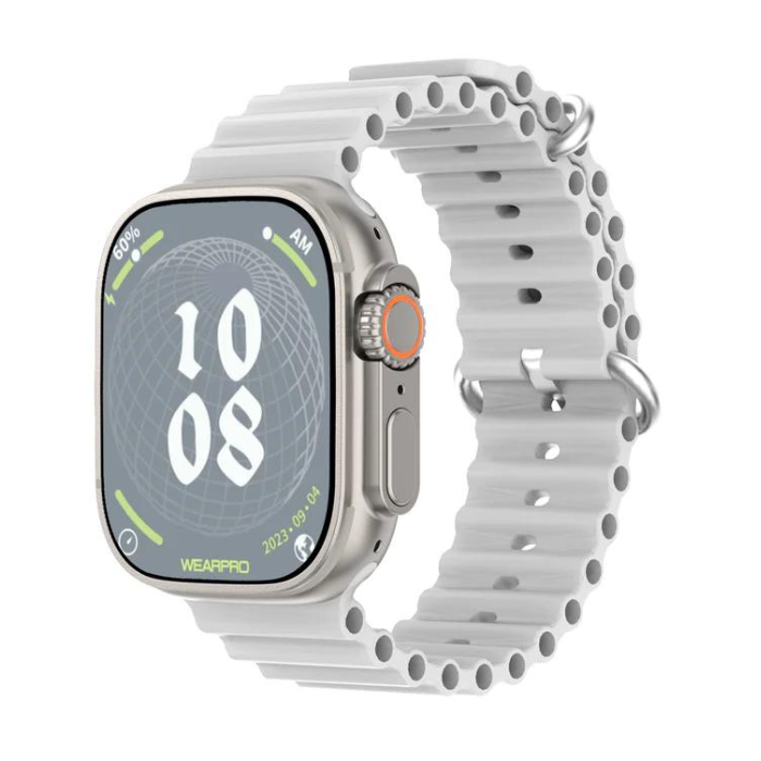 ChronoFit | Smartwatch med Elegant Design og Lang Batteritid Hvid Nuvenci.dk