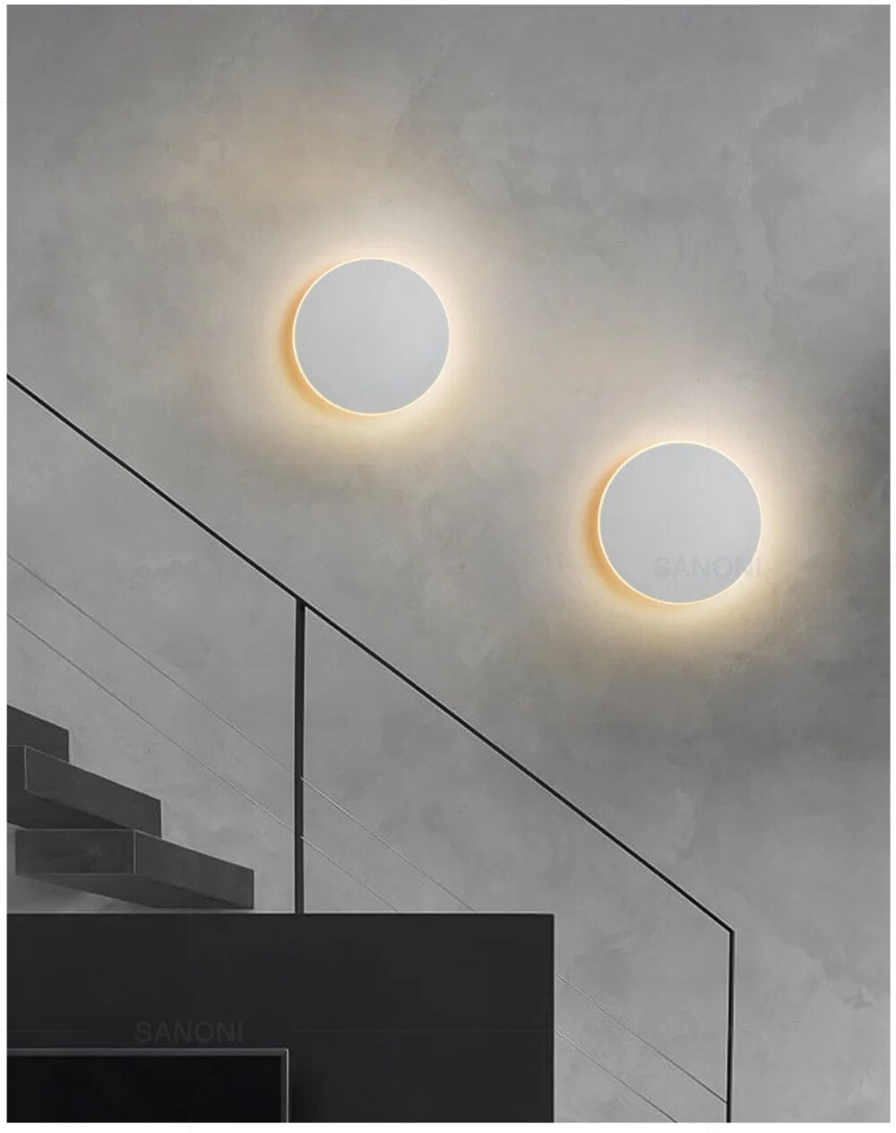 CircleBeam | LED Væglampe – Elegant belysning til enhver indretning Nuvenci.dk