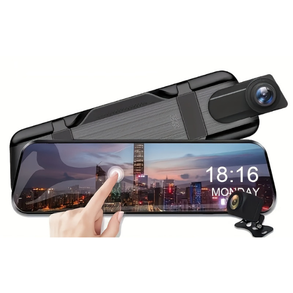 ClearPath | Dashcam med 1080P Foroptagelse og 720P Bagoptagelse Sort Nuvenci.dk