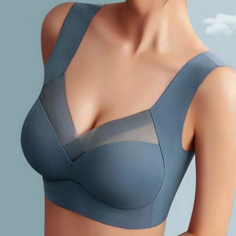Comfybra | BH Naadløse Design med Push-Up Effekt og Ultimativ Komfort Mørkeblå Nuvenci.dk