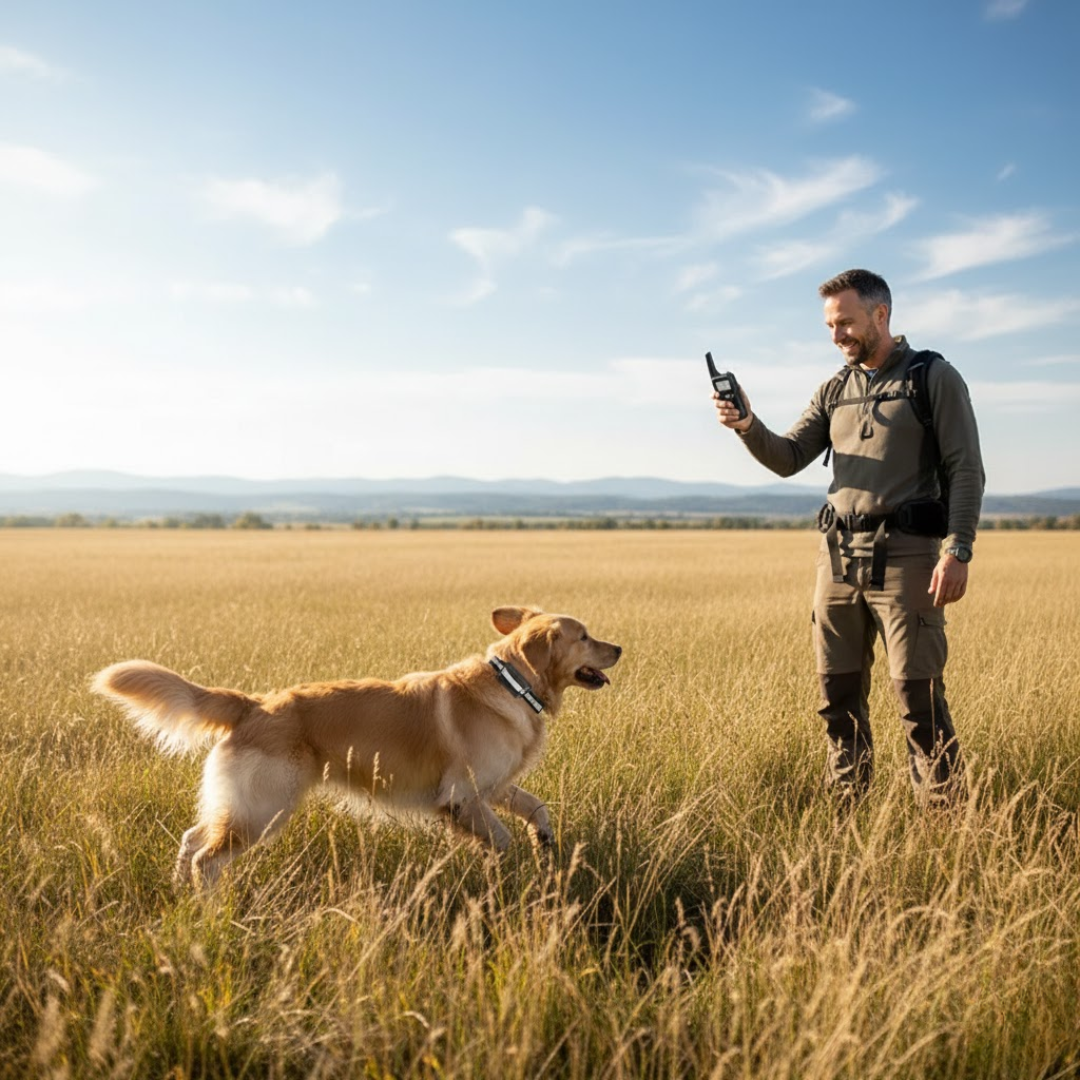 ControlCollar | Hundetræningshalsbånd – Lang Rækkevidde & Sikker Adfærd Nuvenci.dk