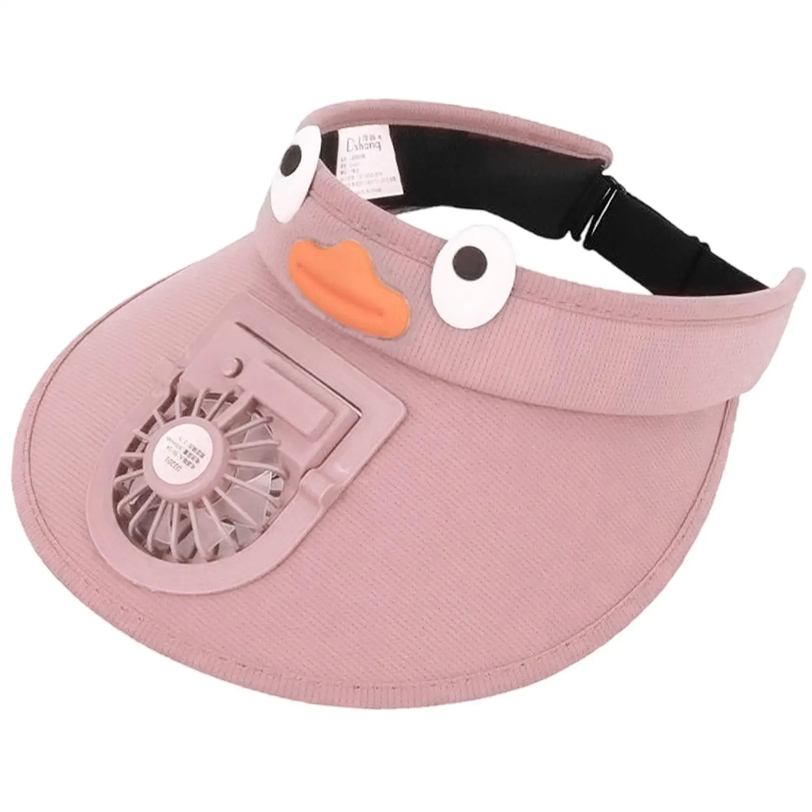 CoolCap | Børne-solen visorhat med køleventilator Rosa Nuvenci.dk