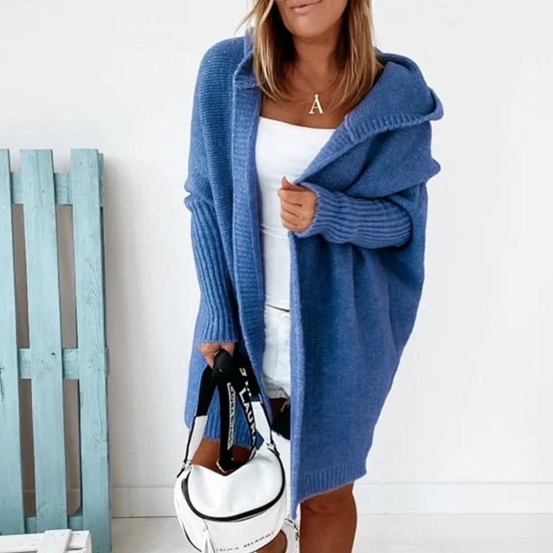 CozyWear | Elegant Damecardigan for Tidløs Elegance Blå Nuvenci.dk