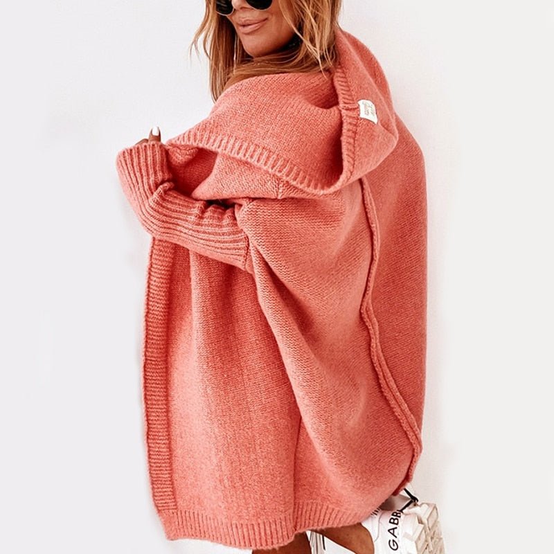 CozyWear | Elegant Damecardigan for Tidløs Elegance Orange Nuvenci.dk