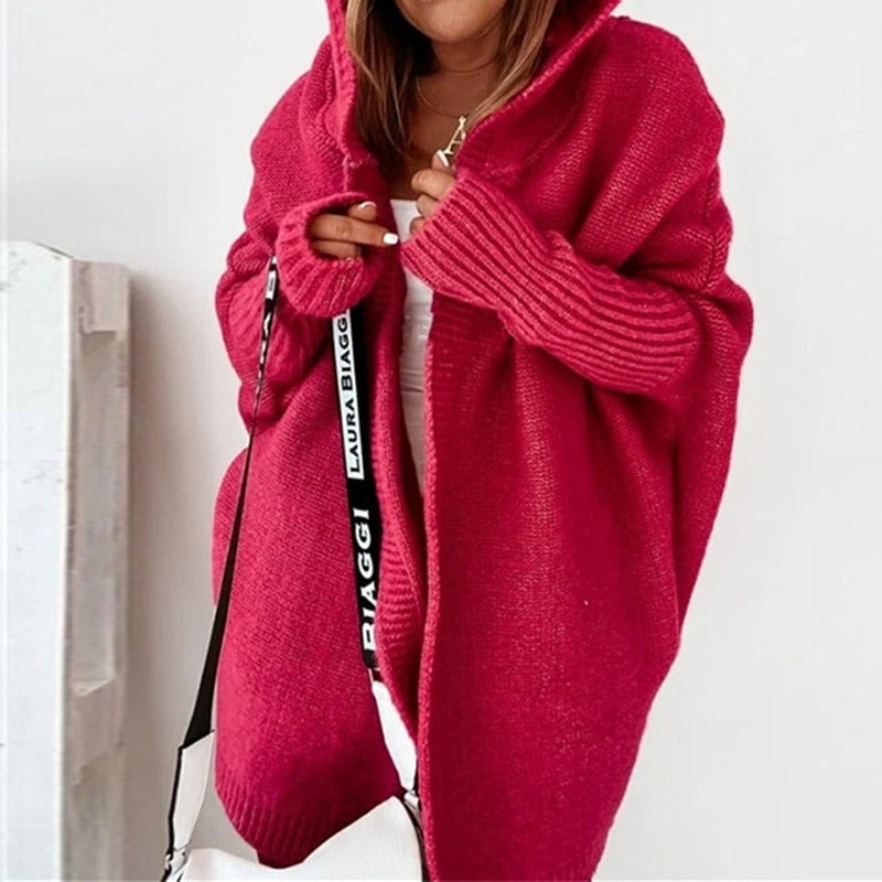 CozyWear | Elegant Damecardigan for Tidløs Elegance Rød Nuvenci.dk