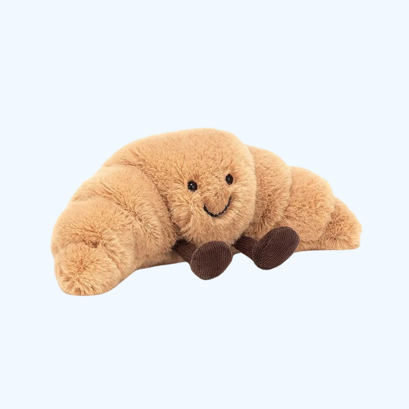 Croissnuggle - Blød Krammebamse I Croissantform Nuvenci.dk