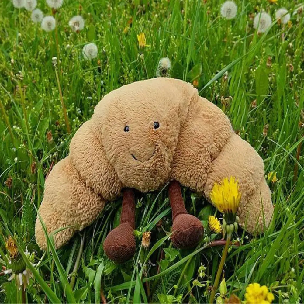 Croissnuggle - Blød Krammebamse I Croissantform Nuvenci.dk